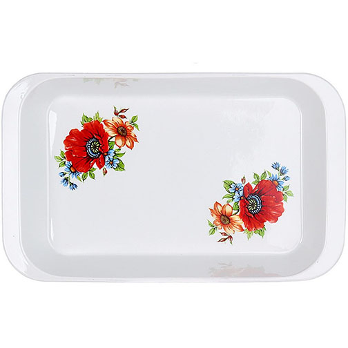 Лоток прямоугольный 1400 Полевой мак (08615)    4шт.