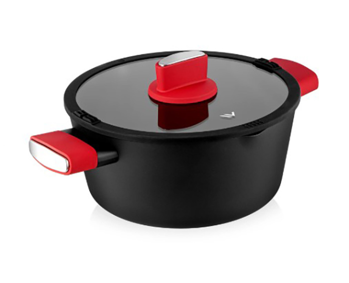 Кастрюля "Vensal Velour Rouge" VS1046 (4л)     1/6шт.