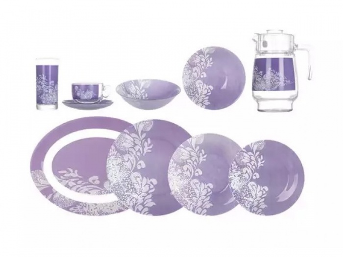 Столовый набор "Piume violet" (45пр.) N2627 62457