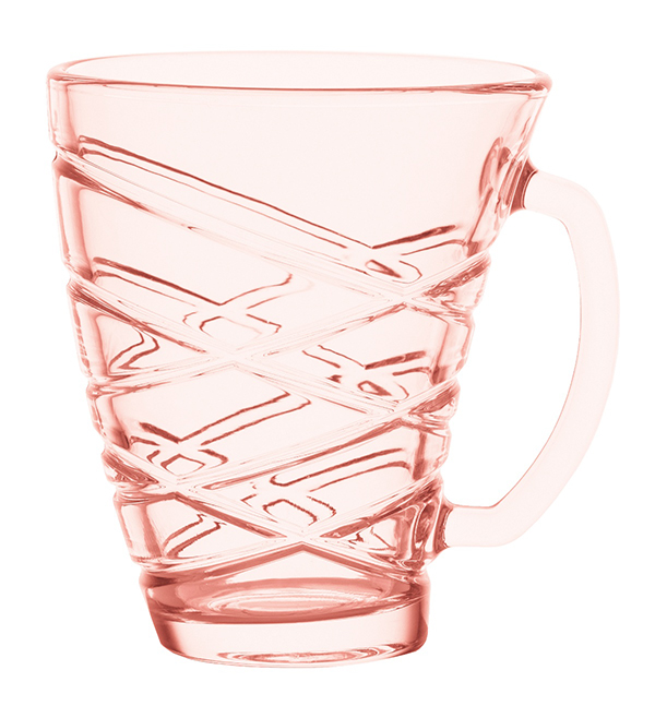 Кружка "Shape Elanor Pink" (320мл) Q0392   6шт.