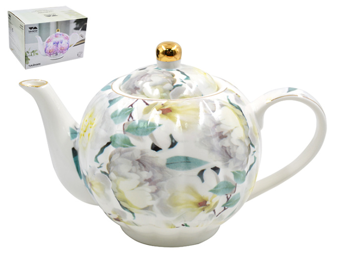 Чайник завар. Lavenir 1000 мл TP-112 фарфор                1/18шт.