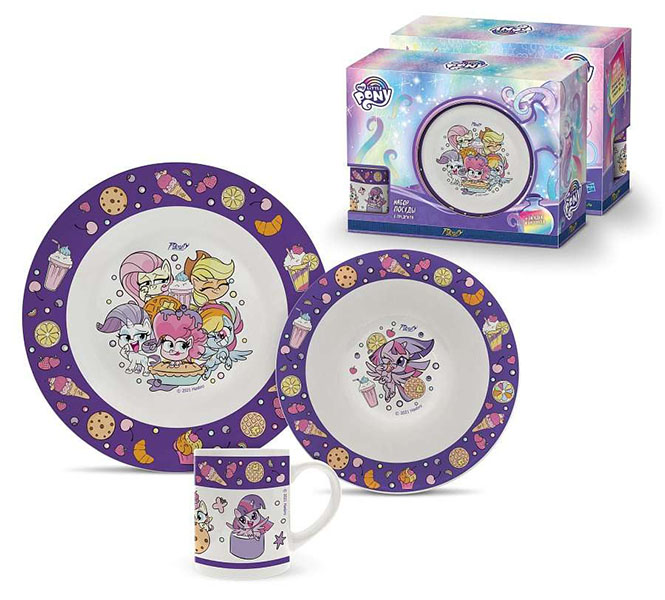 Набор детский (3пр.) "Мой маленький пони. Дружба" КРС-1682   1/3шт.