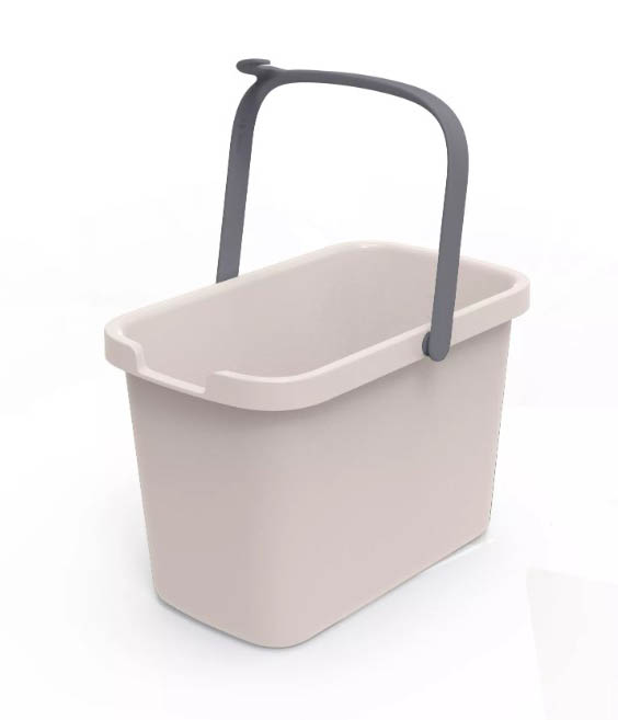 Ведро (9,5л) "Смарт" С34808 прямоуг. (бежевый)            1/12шт.