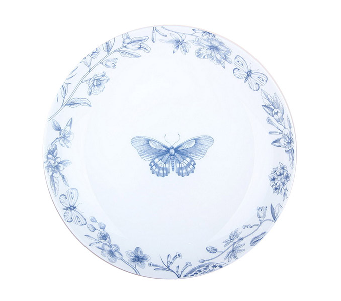 Тарелка "Лазурный сад" 4211020814011 (23см) глубок.   6/36шт.