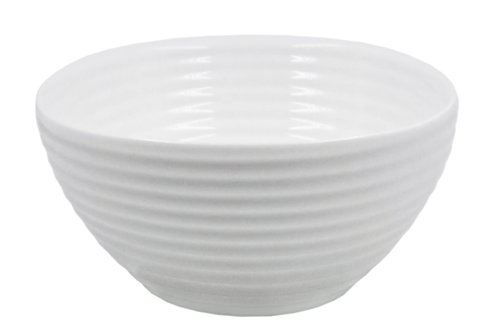Салатник Lavenir HoReCa "Lines" 440 мл, 125 мм, 5" LWPA-50 WHITE стеклокерамика    6/54шт.