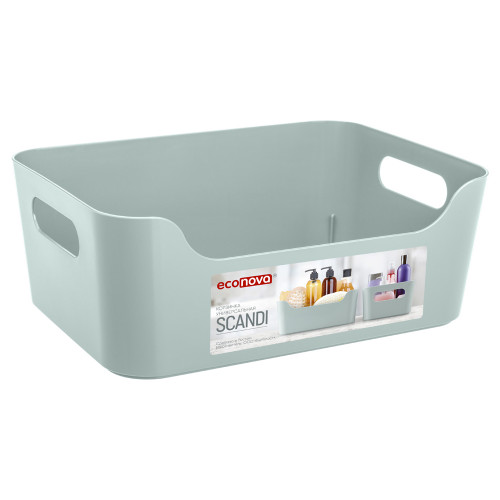 Корзинка универсальная "Scandi" B420083695 (4,6л) зеленый флэк     1/12шт.