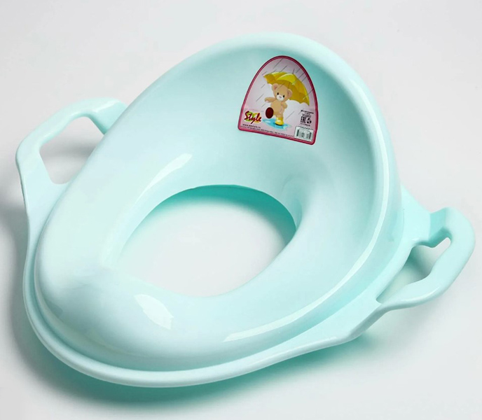 Адаптер с ручками (накладка на унитаз) 11107 ментол 1/15шт.