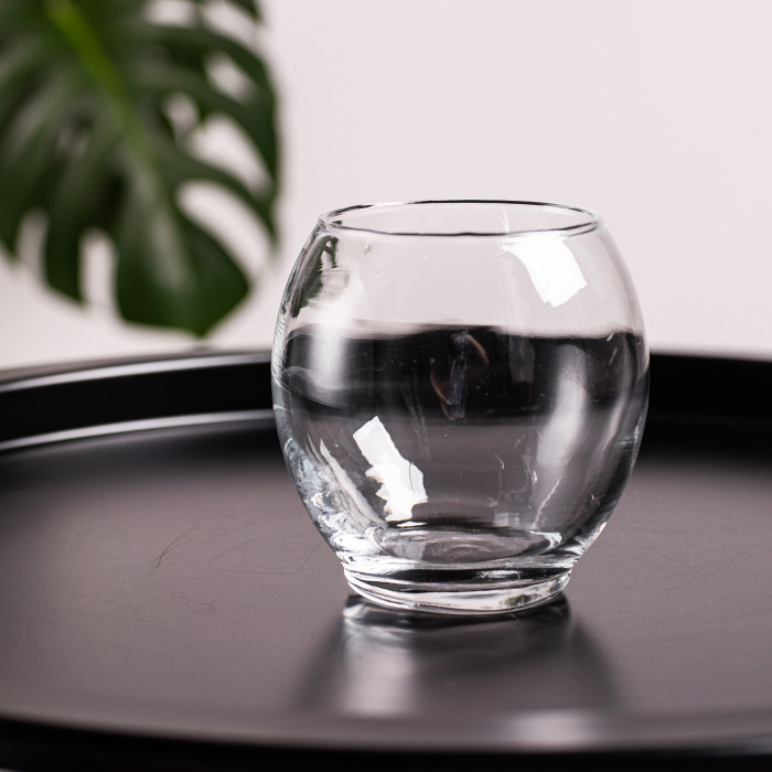 Ваза стекл. VS0841GCL (11см 450мл)      1/30шт.