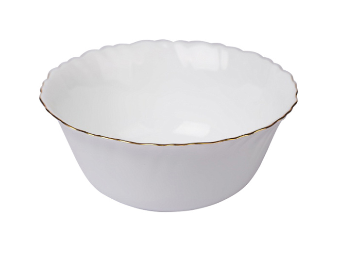 Салатник "Золотой ободок (Golden Rim)" PO-740-GR (20см) 4/12шт.