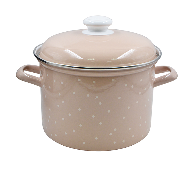 Кастрюля (4,5л) С-1615АП2/8Крр "Белые точки" 1/4шт.