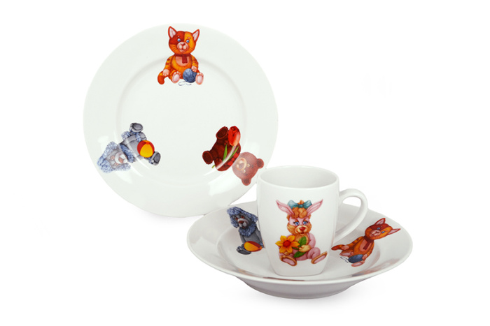 Набор детский (3пр.) Игрушки (08488)     4шт.