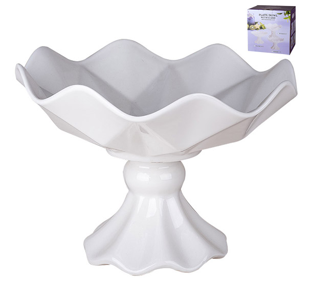 Блюдо на ножке 9009 (23см)     1/12шт.