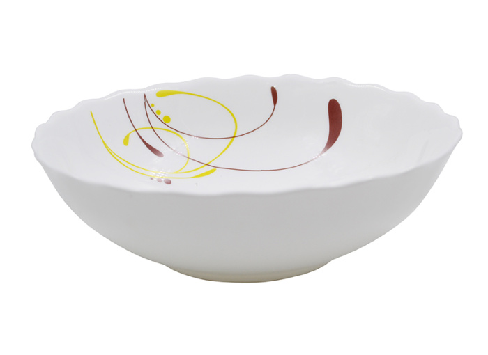 Салатник Lavenir "Модена" 1000 мл, 20 см, 8" HKW-80 7081 стеклокерамика    6шт.