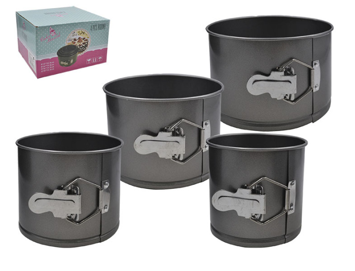 Набор форм для выпечки кексов и куличей (4 пр.) 18/16/14/12 см, 114866  сталь          1/24шт.