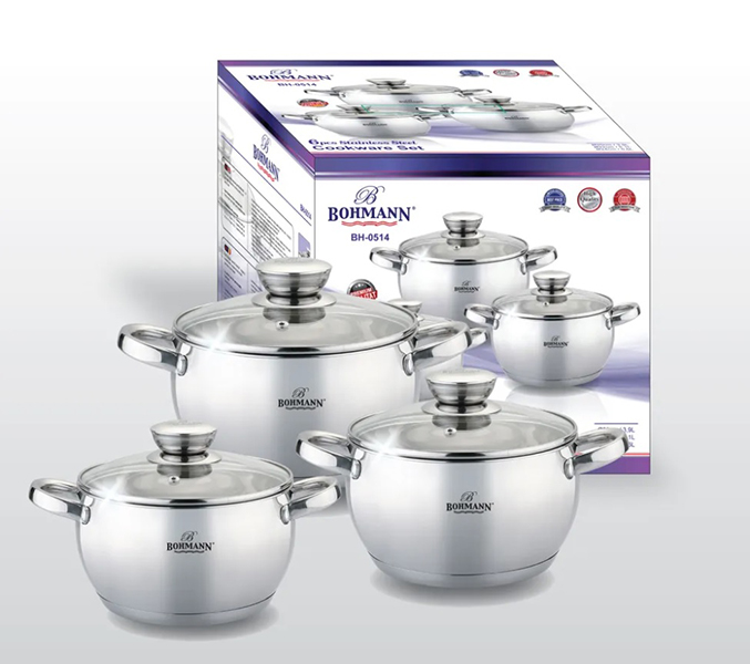 Набор посуды BH-0514 (6пр.) 1/4шт.