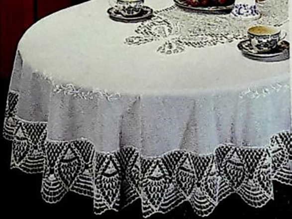 Скатерть "CROCHET" 54*72 (135*180см) 915           1/24шт.