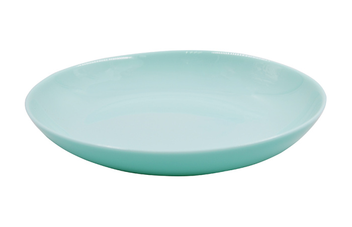 Тарелка суповая Lavenir HoReCa "Smooth color" 520 мл, 20 см, 8" LYGSP-80 GREEN стеклокер.    6/48шт.