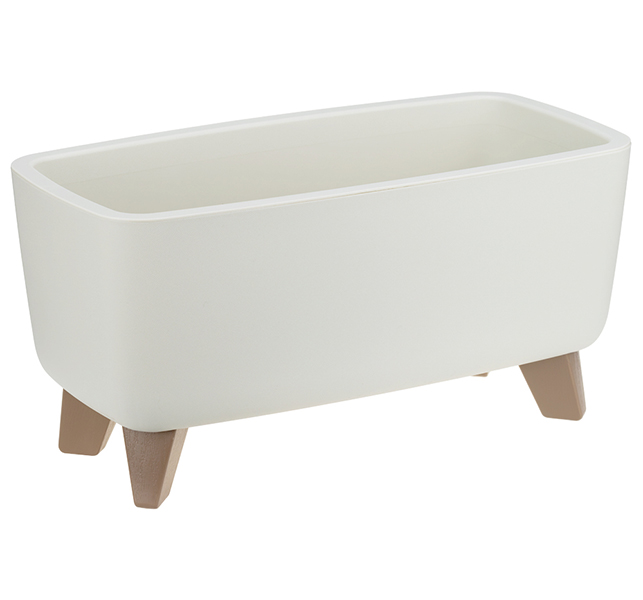 Кашпо ФЛОРИАН (4,2л) М3271 бел. ротанг 1/6шт.