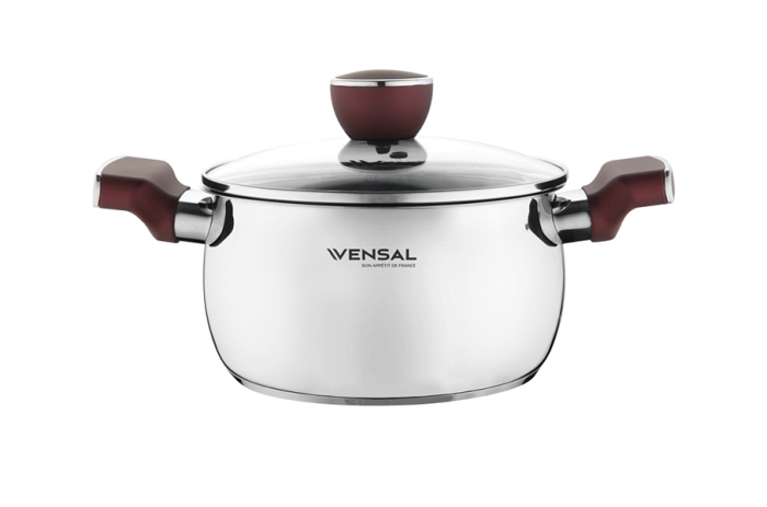 Кастрюля "Vensal Joli" VS1544 (2,4л)     1/6шт.