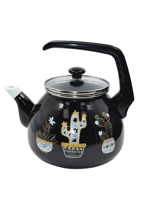 Чайник "Кактусы черные" 4015В (3,0л)     1/4шт.