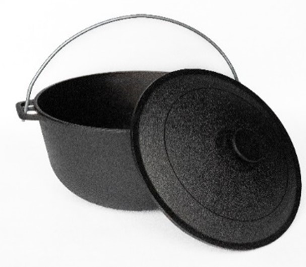 Казан (15,0л) 1515-3 с крышкой и дужкой ("Гардарика")  1шт.