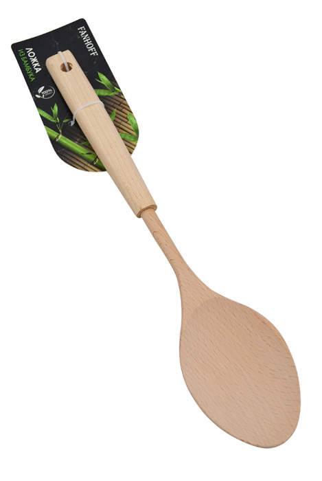 Ложка Fanhoff "Eco" 33,5*6,5 см, 107373 бамбук             1/240шт.