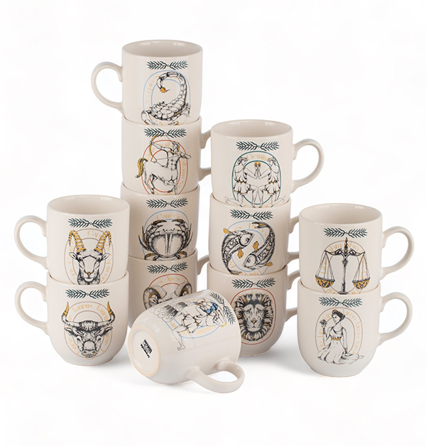 Кружка "Horoscope" DMM002 (400мл) 12 дизайнов 24шт.