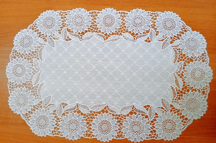 Салфетка (12шт.) "Моника Monica" TY3045-3A-white (30х45см)           1/12шт.