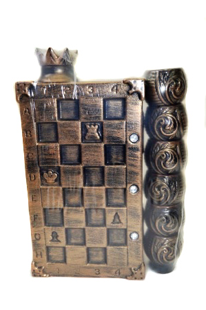 Набор для коньяка (7пр.) "Шахматы" 10208 (без уп.)  1/16шт.