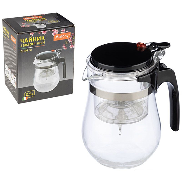 Чайник заварочный GUNG FU 004532 500мл 1/24шт.