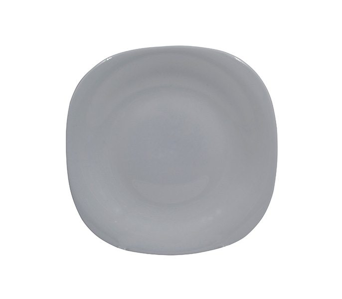 Тарелка десертная Lavenir HoReCa "Square soft color" 19,5-19,5 см, 8,5" LFP-85 GREY стекл.   6/48шт.