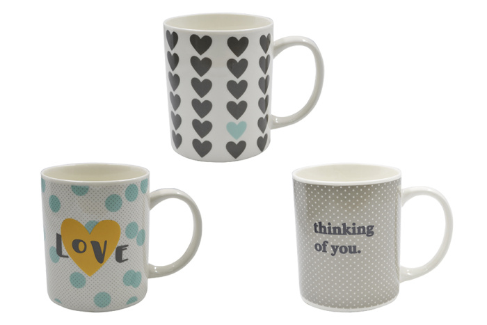 Кружка 330 мл, 93588 микс             12/72шт.