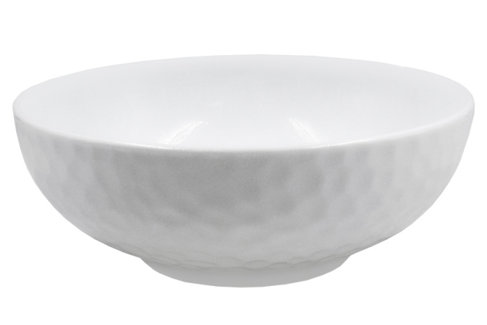 Салатник Lavenir HoReCa "Mosaic" 770 мл, 17 см, 7" BYHW-70 WHITE стеклокерамика    6/24шт.