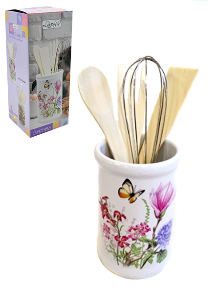 Подставка для столовых приборов Lavenir "Бабочка" 8,1 см HC151R-K04 (HC150R-K04) доломит  1/36шт.