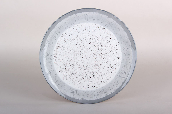 Тарелка "Rustic grey" WQ2404-95DP (24см)   12/36шт.