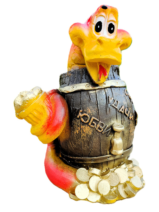 Копилка "Удав в бочке" цвет. СГЗ-9 1шт.