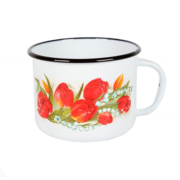 Кружка (1,0л) С-0107/4 "Ласковый май"     1/8шт.