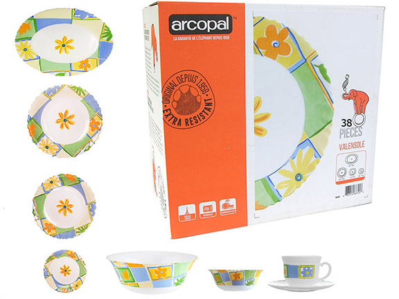 Столовый набор "Arcopal valensole" (38пр.) N8498 