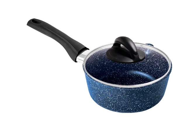 Ковш (1,5л) кш1811Bl Сияние Blue с пласт. ручкой с крышкой в п/у ("Горница")   1/8шт.