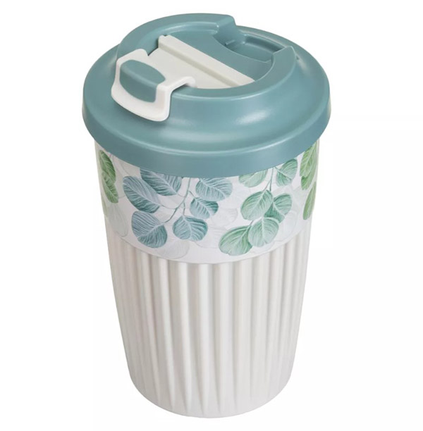 Стакан для горячих напитков с клапаном "Madre Terra" B3277330 (0,45л) с декором микс    1/10шт.