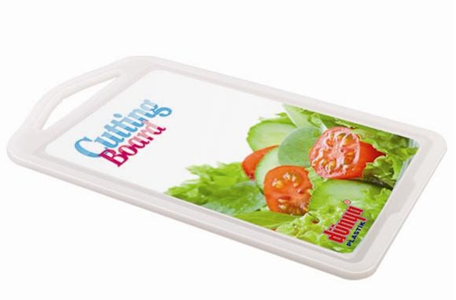 Доска разделочная большая 10823 олив.   1/36шт