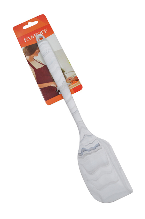 Лопатка Fanhoff "Marble grey" 28*5 см, 110229 силикон         1/240шт.