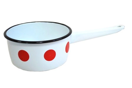 Ковш "Горошки" (1,0л) 1с22с белосн.           1/12шт.