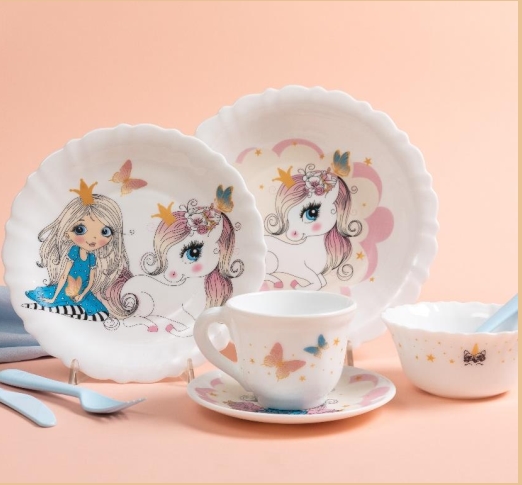 Набор для завтрака "Единорог (Unicorn)" PO-5sd-785 (5пр.) 1/6шт.