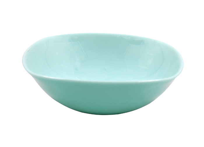 Салатник Lavenir HoReCa "Square soft color" 460 мл, 15 см, 6,5" LFW-65 GREEN стеклокерамика  6/72шт.