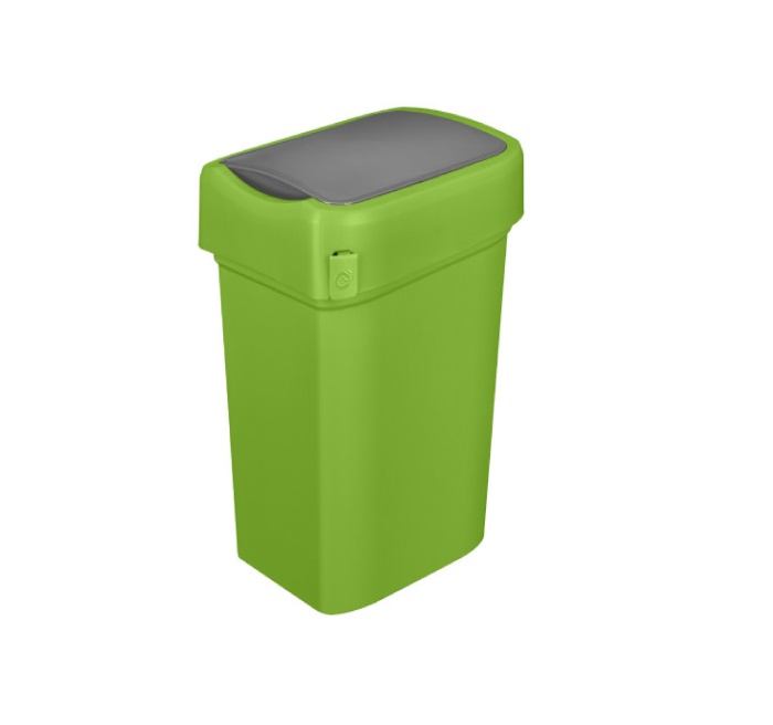 Контейнер для мусора "SMART BIN" B421480951 (25л) зел.    1/4шт.