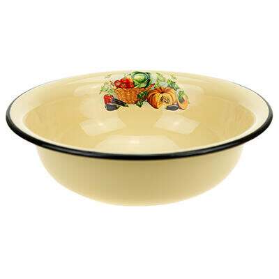 Миска "Урожай" (2л) 1с32с крем.           1/12шт.