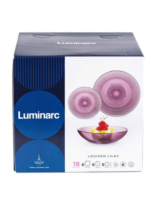 Столовый набор "Луизон сиреневый Louison Lilac" (18пр.) O0316    1шт.