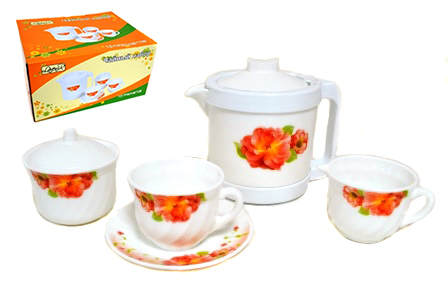 Набор в коробке (15пр.) Lavenir "Шиповник" 200/1100/270/200 мл,14 см T15BT A9-61100 стеклокер.1/4шт.