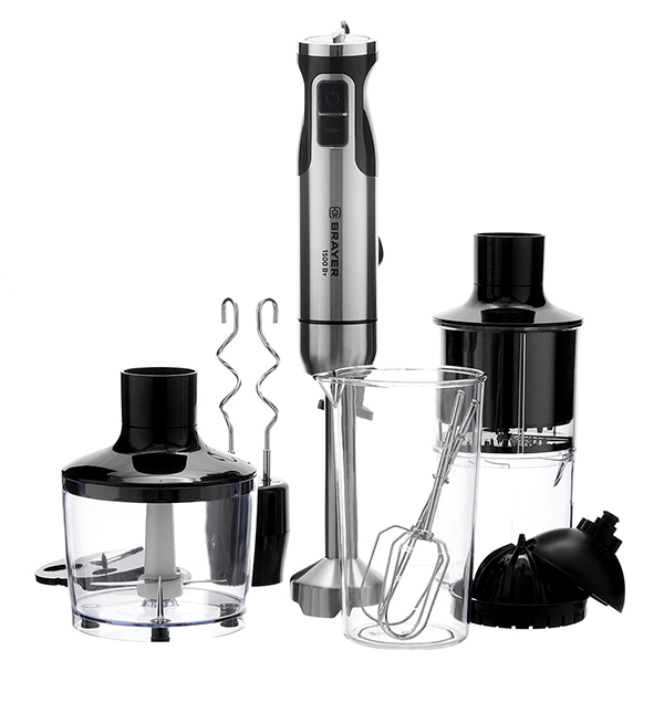 Блендер погружной "BRAYER" BR1270 (1500Вт)  1/8шт.